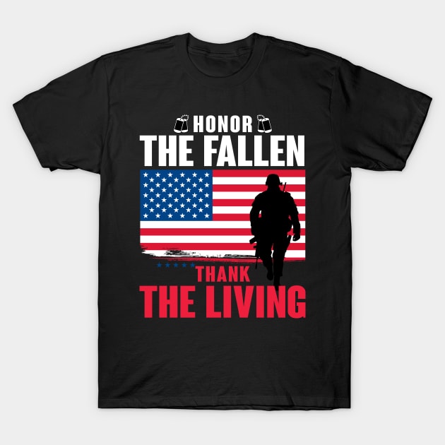 Honor the fallen thank the living Memorial Day 2020 T-Shirt by snnt